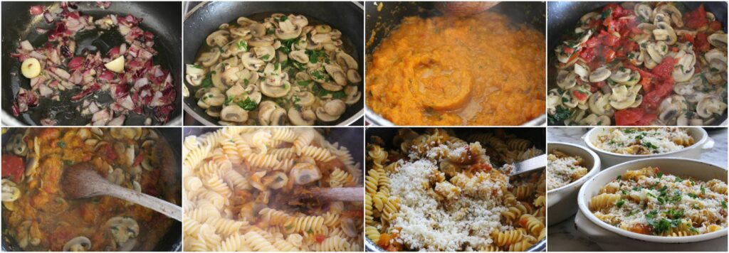 Come fare la pasta al forno alla zucca