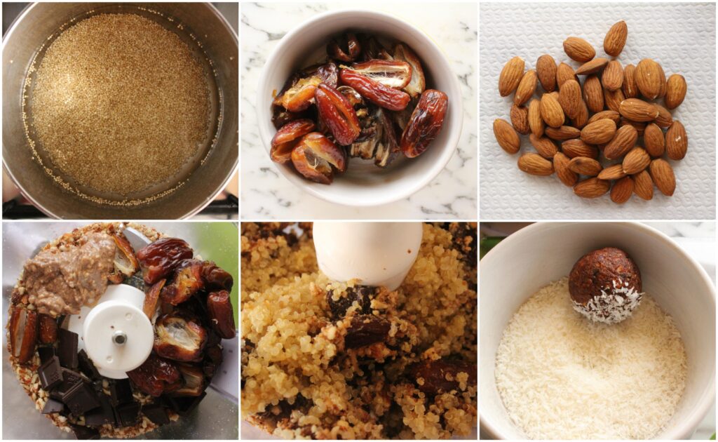 Come fare delle praline di mandorle e datteri