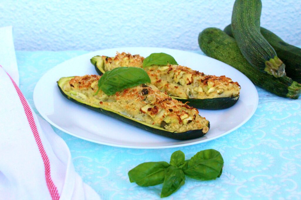 Zucchine ripiene di cous cous