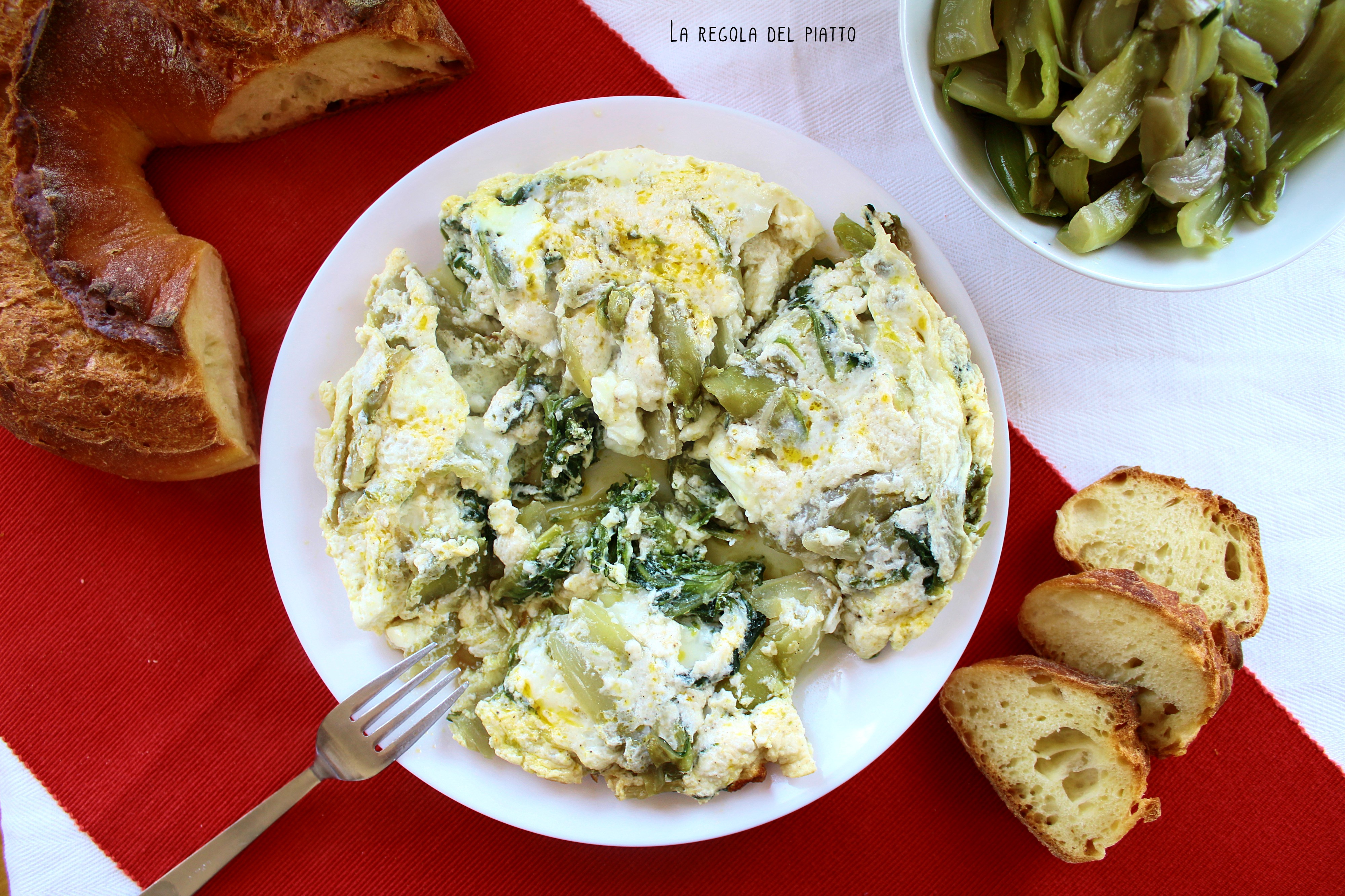 Frittata di albumi con verdure