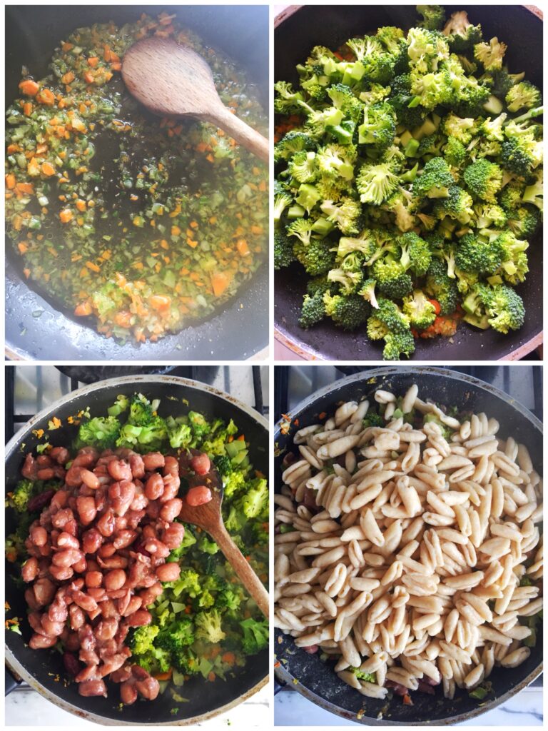 Come fare la pasta con broccoli e fagioli