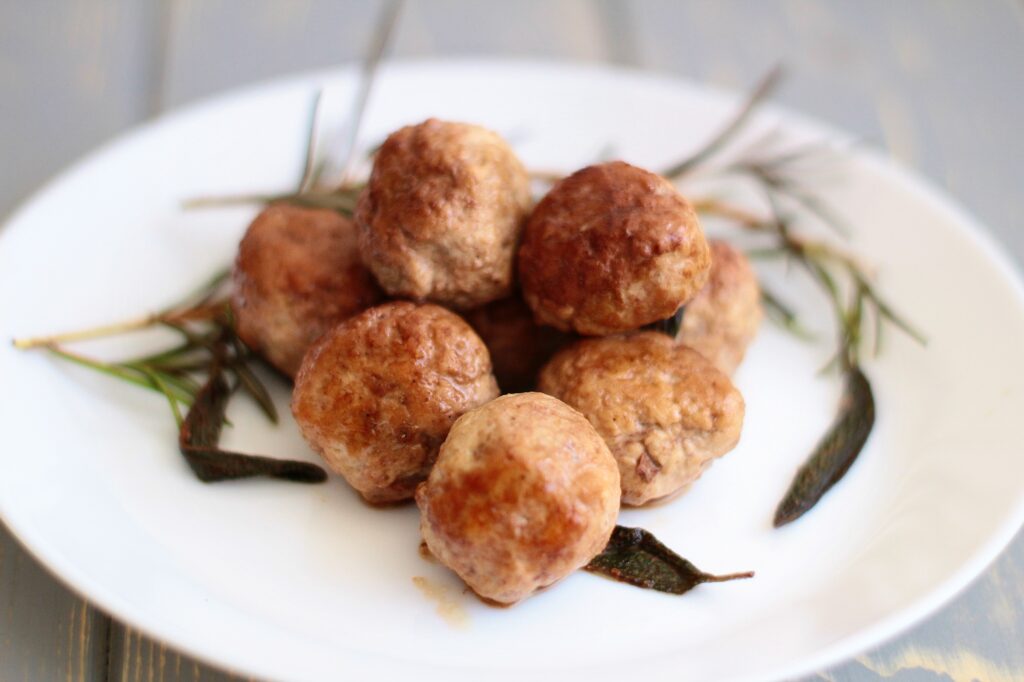 Polpette di tacchino alle erbe