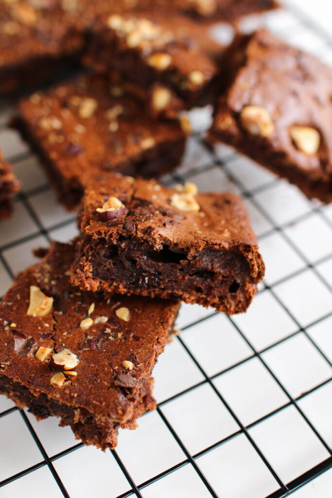 Brownies Con Cioccolato E Nocciole