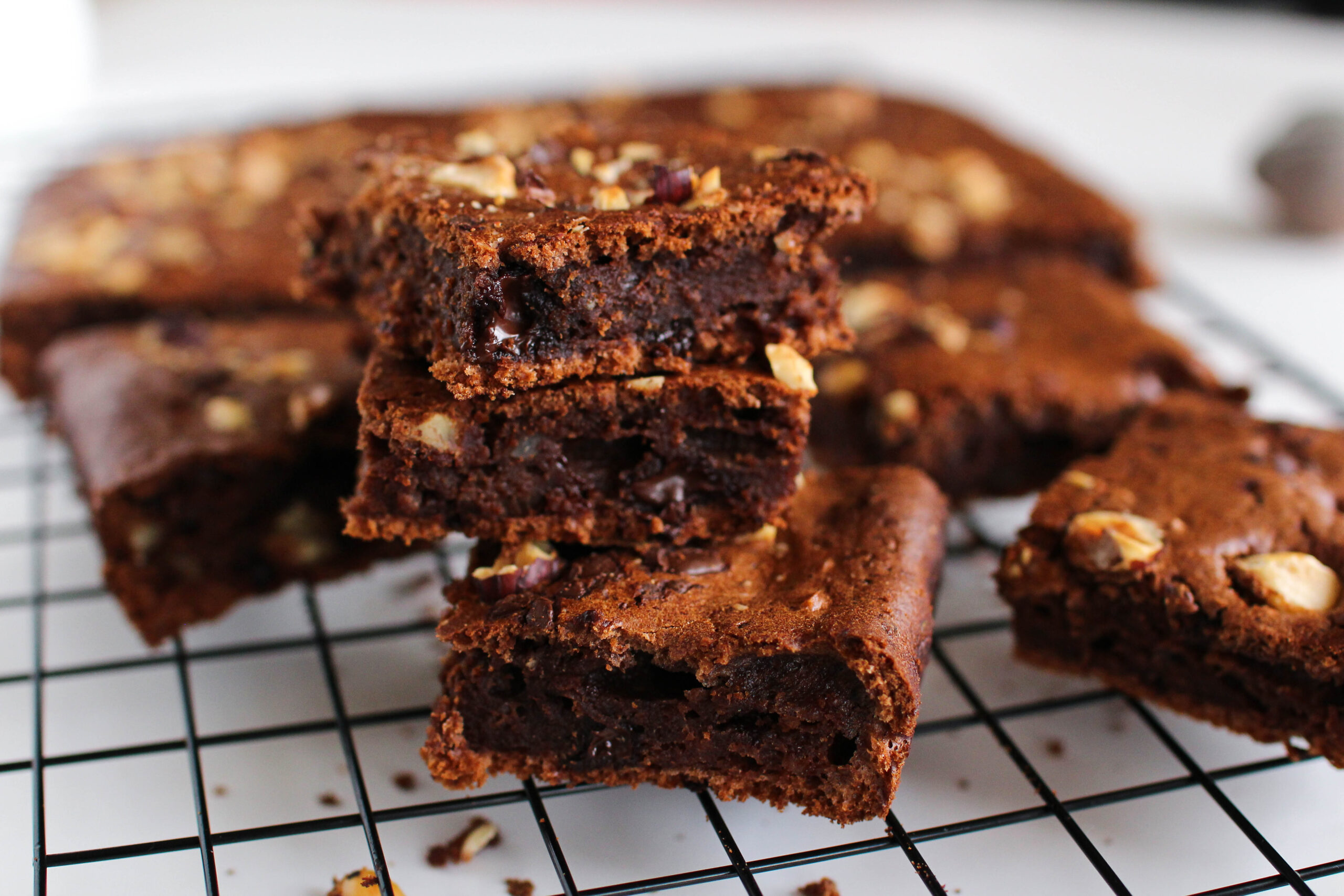 Brownies Con Cioccolato E Nocciole